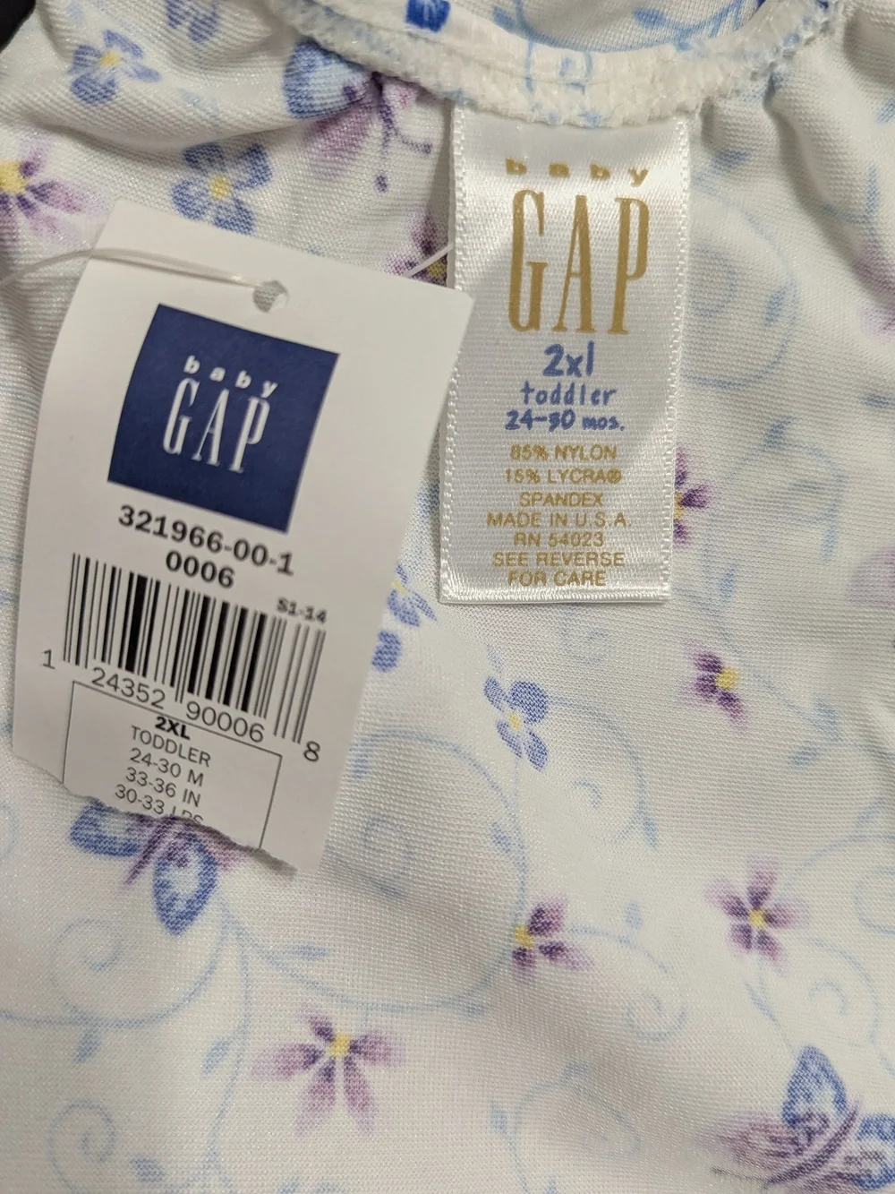 GAP baby swimming
